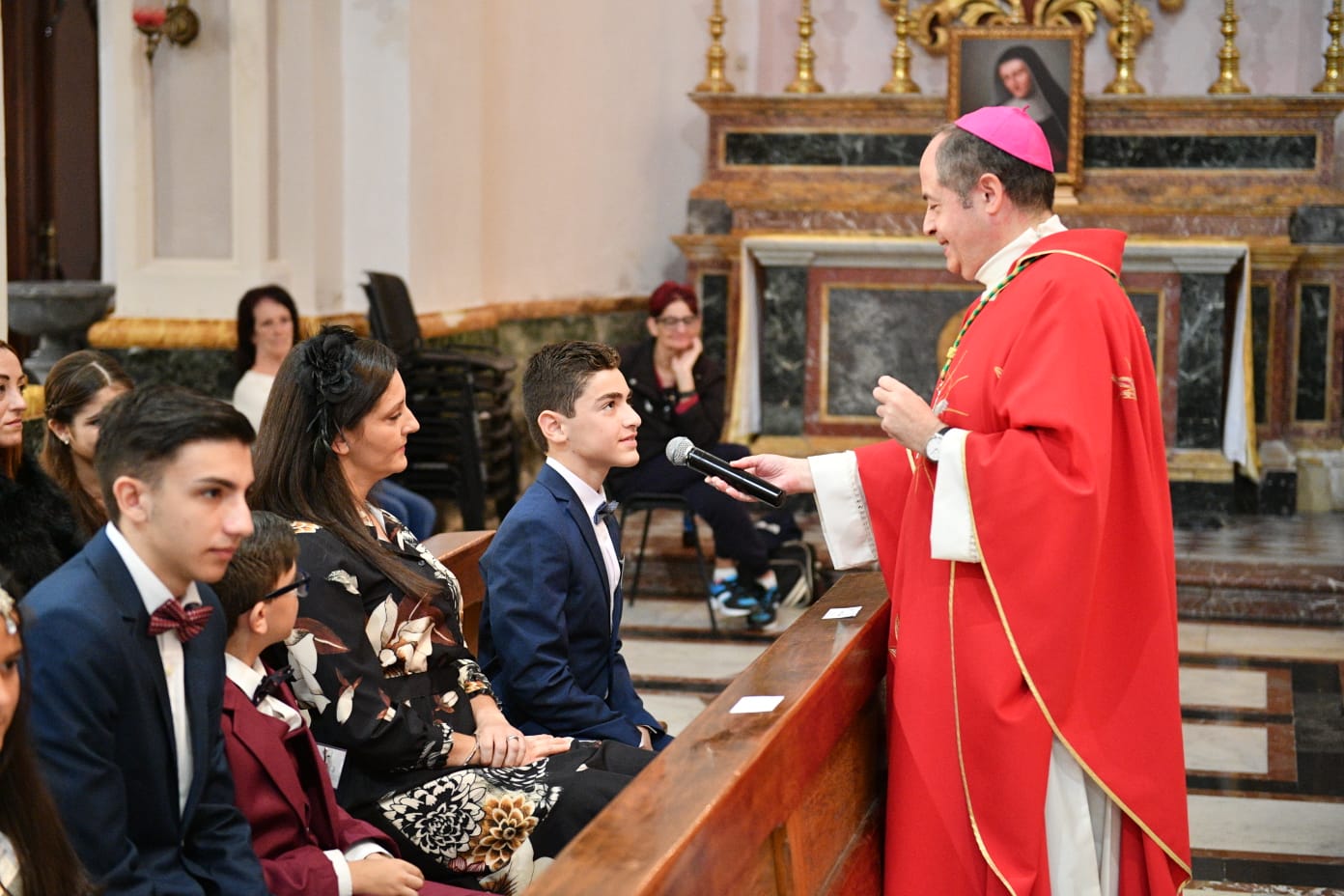 Photos: Adolescents From Sacro Cuor Parish Receive Their Confirmation 