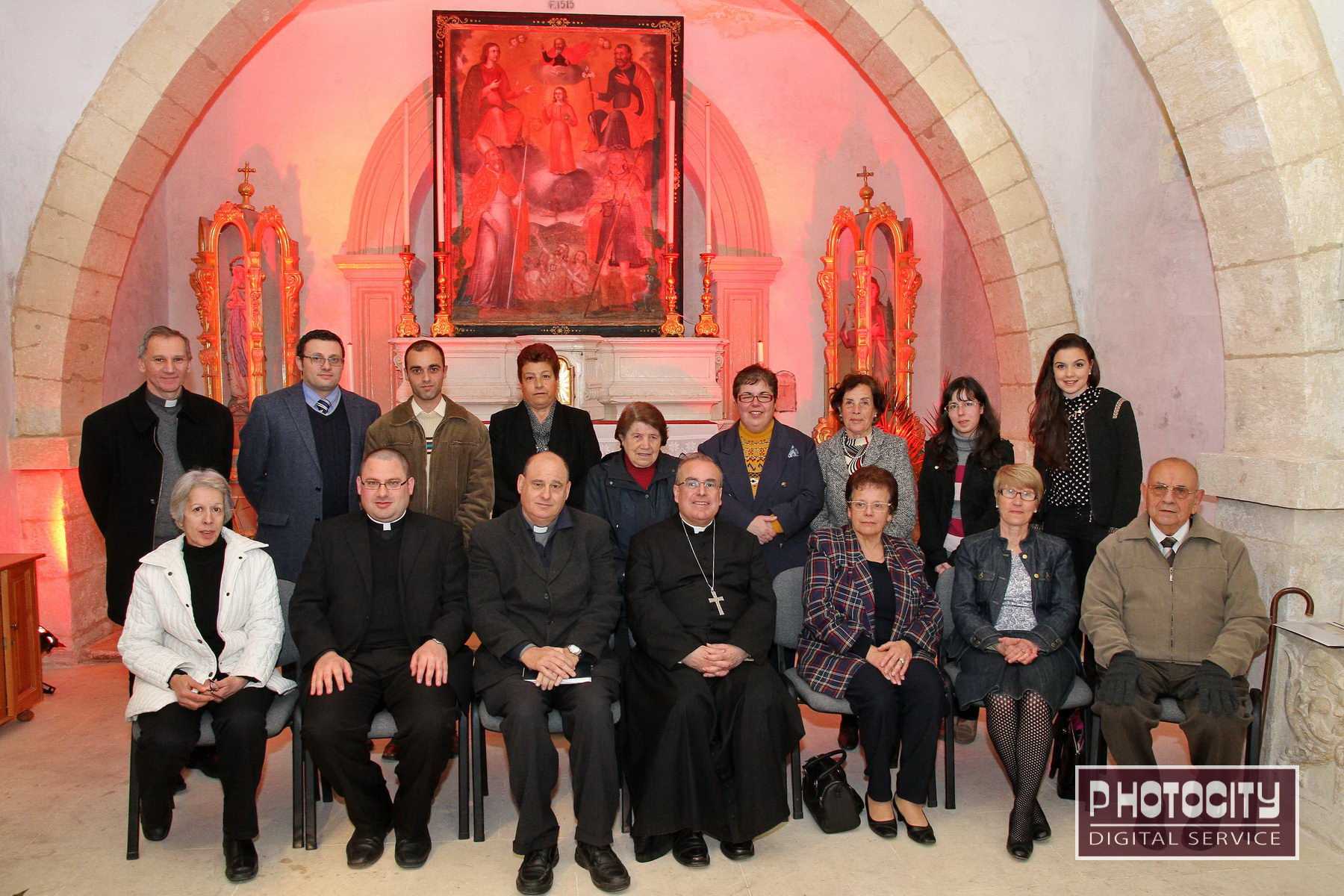 The Archbishop meets Girls attending Catechism, the Catechists and the ...