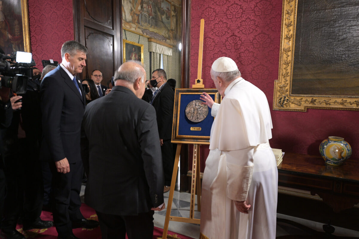 El Papa y el presidente